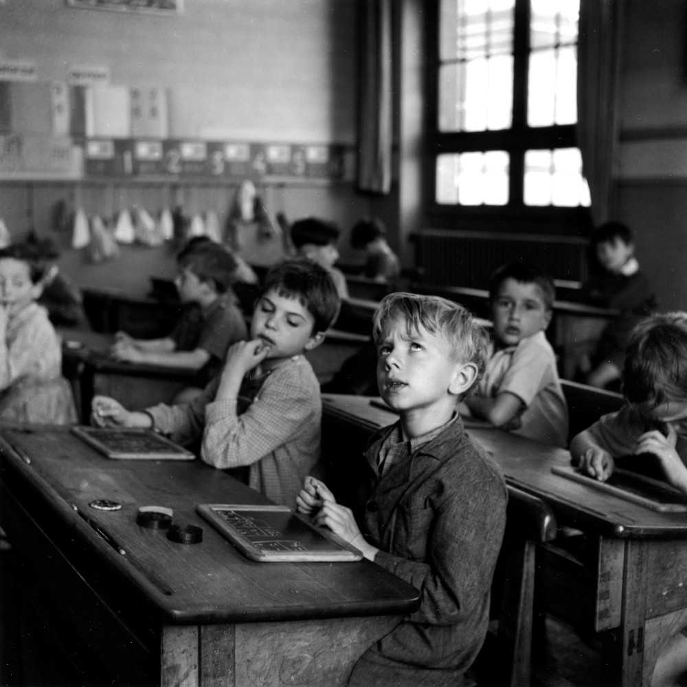 L'information scolaire - Robert Doisneau